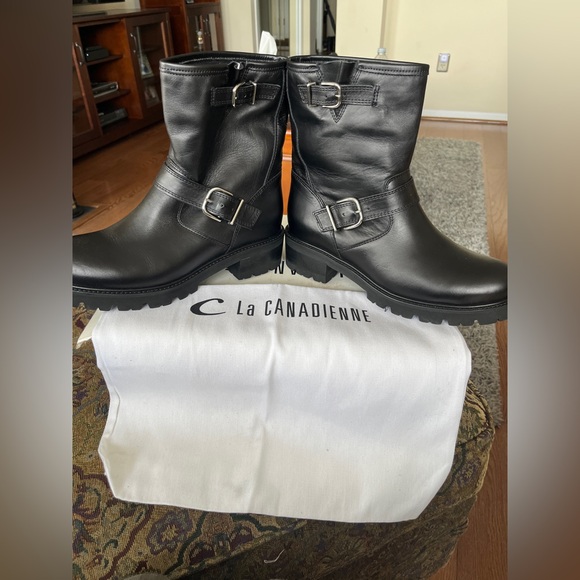 New In Box & Dust Bag La Canadienne Corina Women’s Booties Boots Size 9 M - Picture 3 of 6